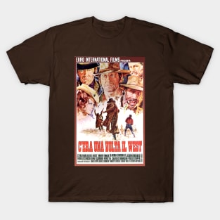 Classic Western Movie Poster - Once Upon a Time in the West T-Shirt